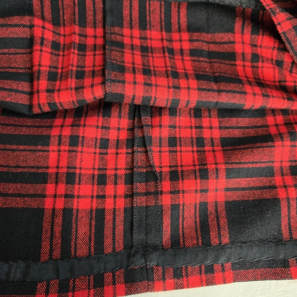 Vtg Kay Windsor Buffalo Plaid Pinafore dress nwot cottagecore Prarie modest M - Picture 9 of 14